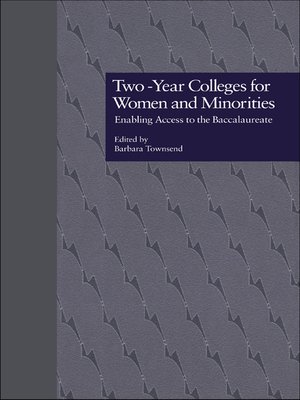 cover image of Two-Year Colleges for Women and Minorities